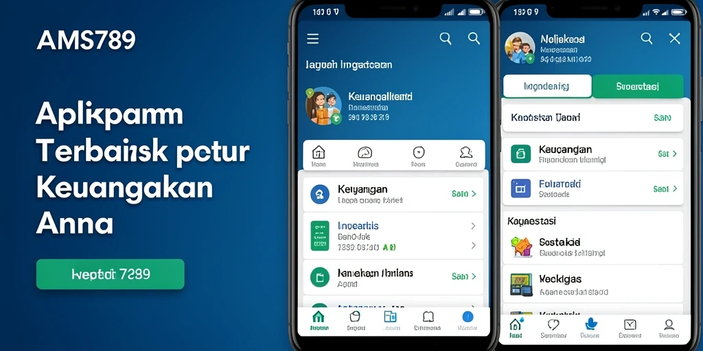 Tampilan antarmuka AMS789 yang modern dan mudah digunakan.