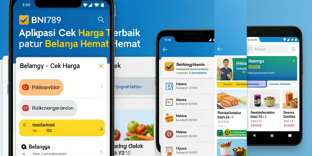 Tampilan antarmuka pengguna BNI789 untuk cek harga produk.