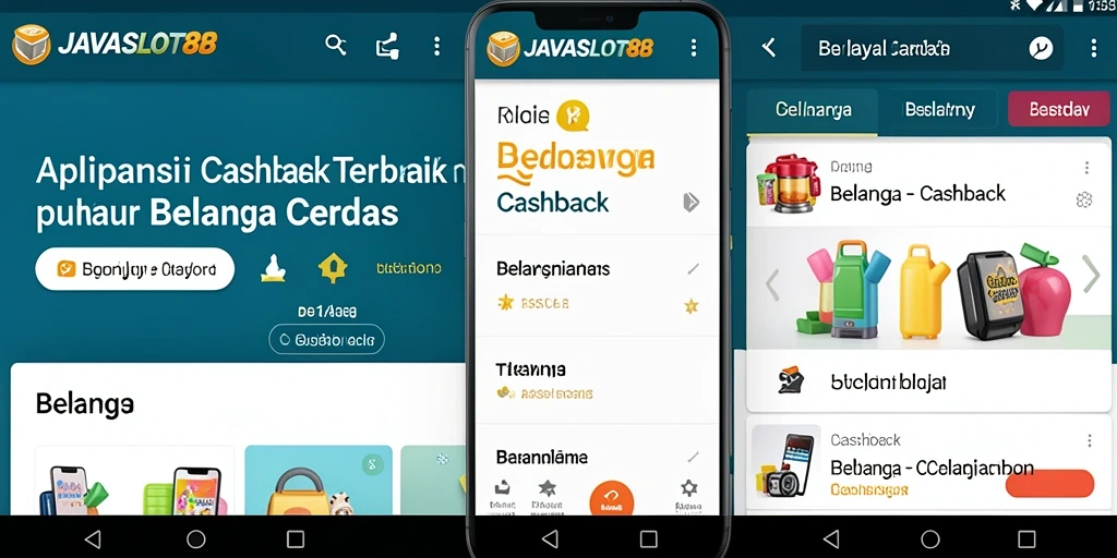 Tampilan antarmuka aplikasi JAVASLOT88 yang menarik dan informatif.