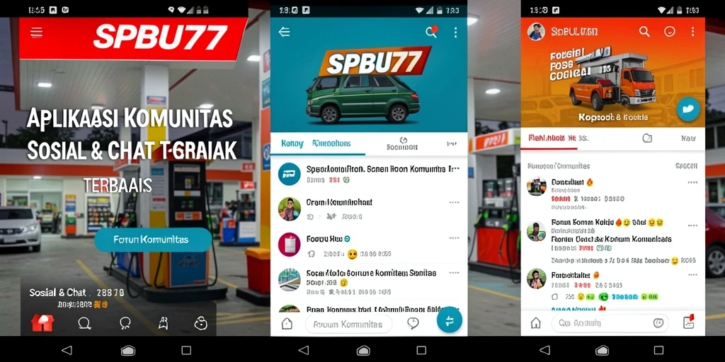 Antarmuka SPBU77 yang ramah pengguna dalam Forum Komunitas.